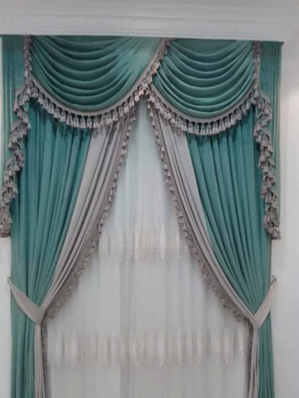 Velvet Fabric Design curtains